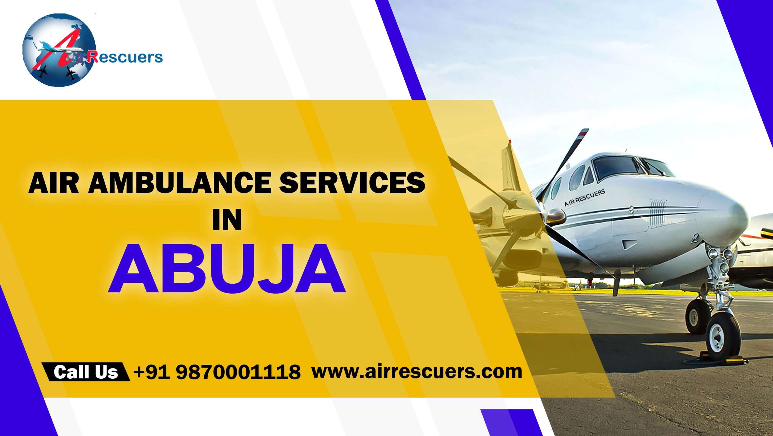 Air Ambulance services in Abuja - Air Rescuers